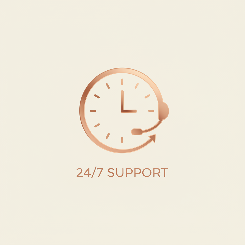 24/7 Support - Luxury Minimalist